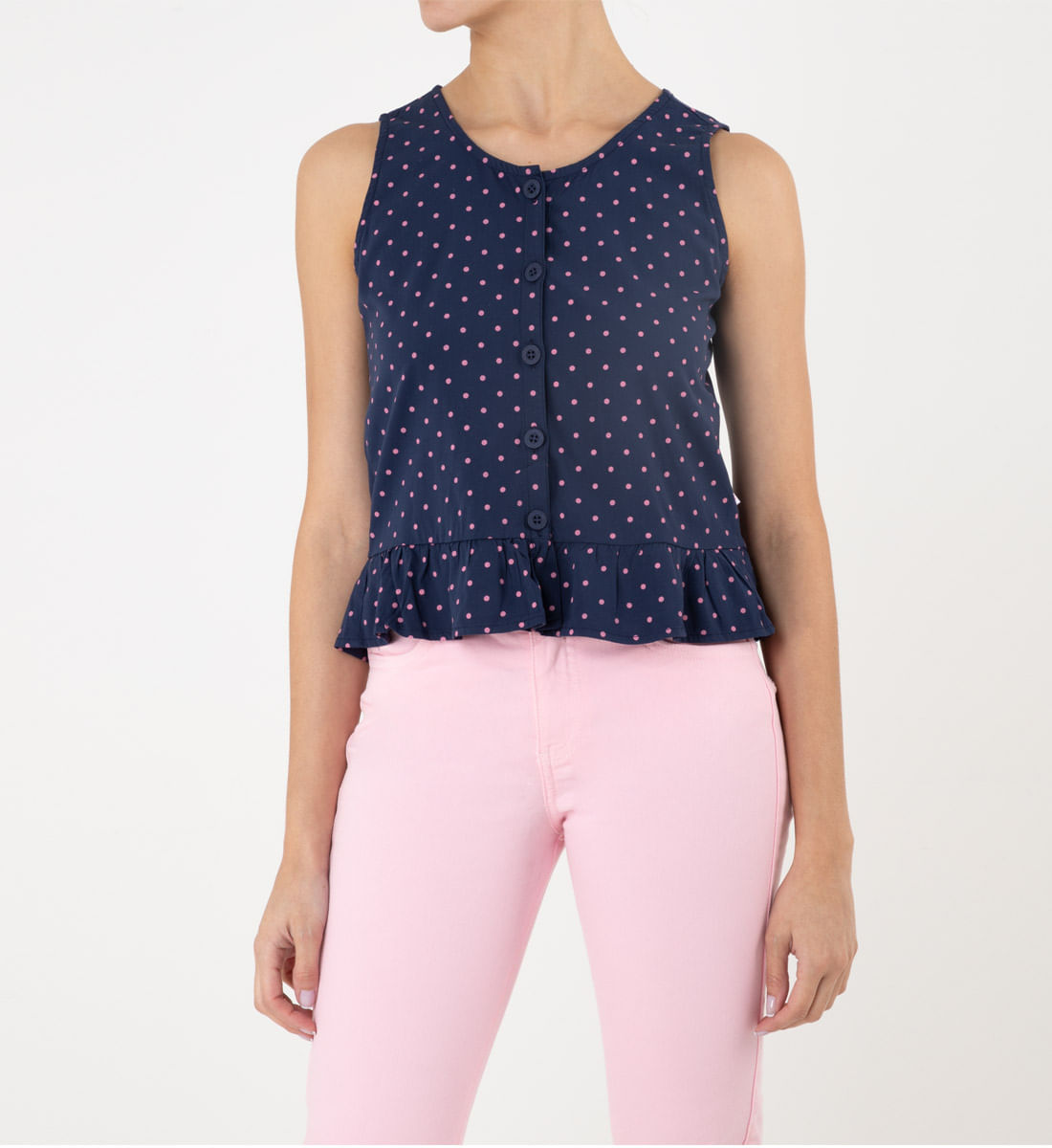 blusas de puntos