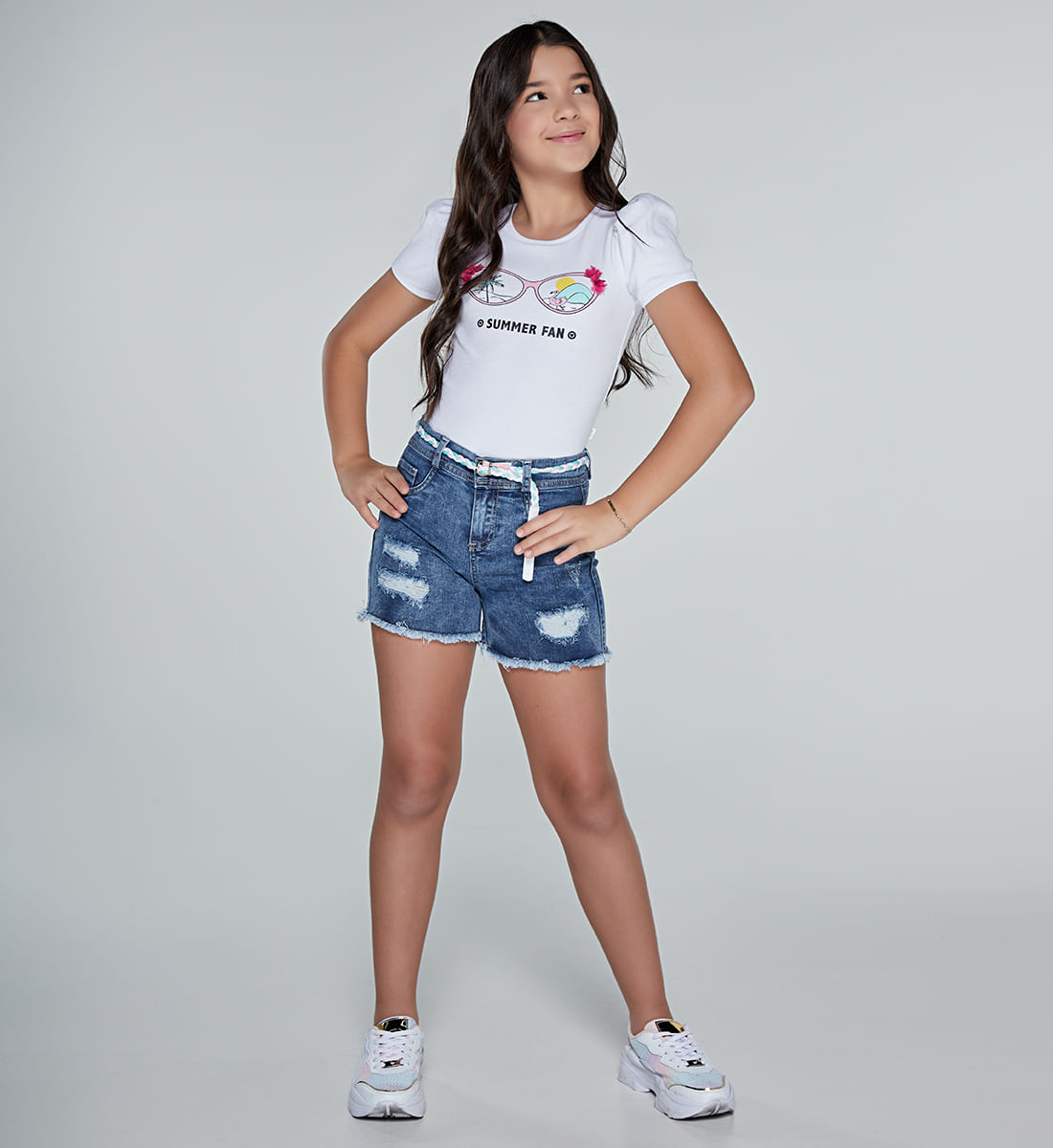 Short Para Ninas En Denim Yoyojeans Short Para Ninas En Denim Yoyojeans