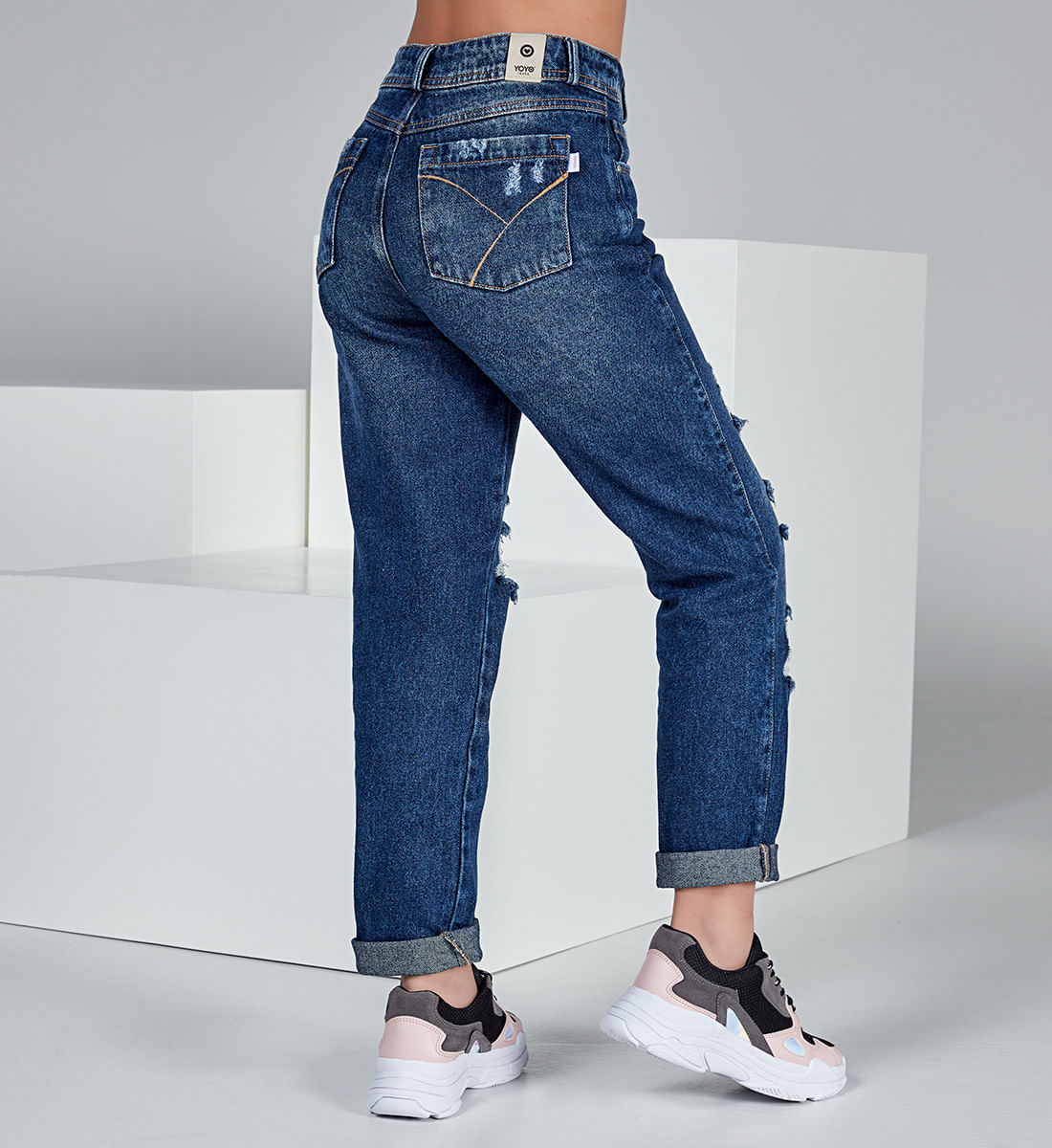 Mom Jean para niñas Junior - yoyojeans