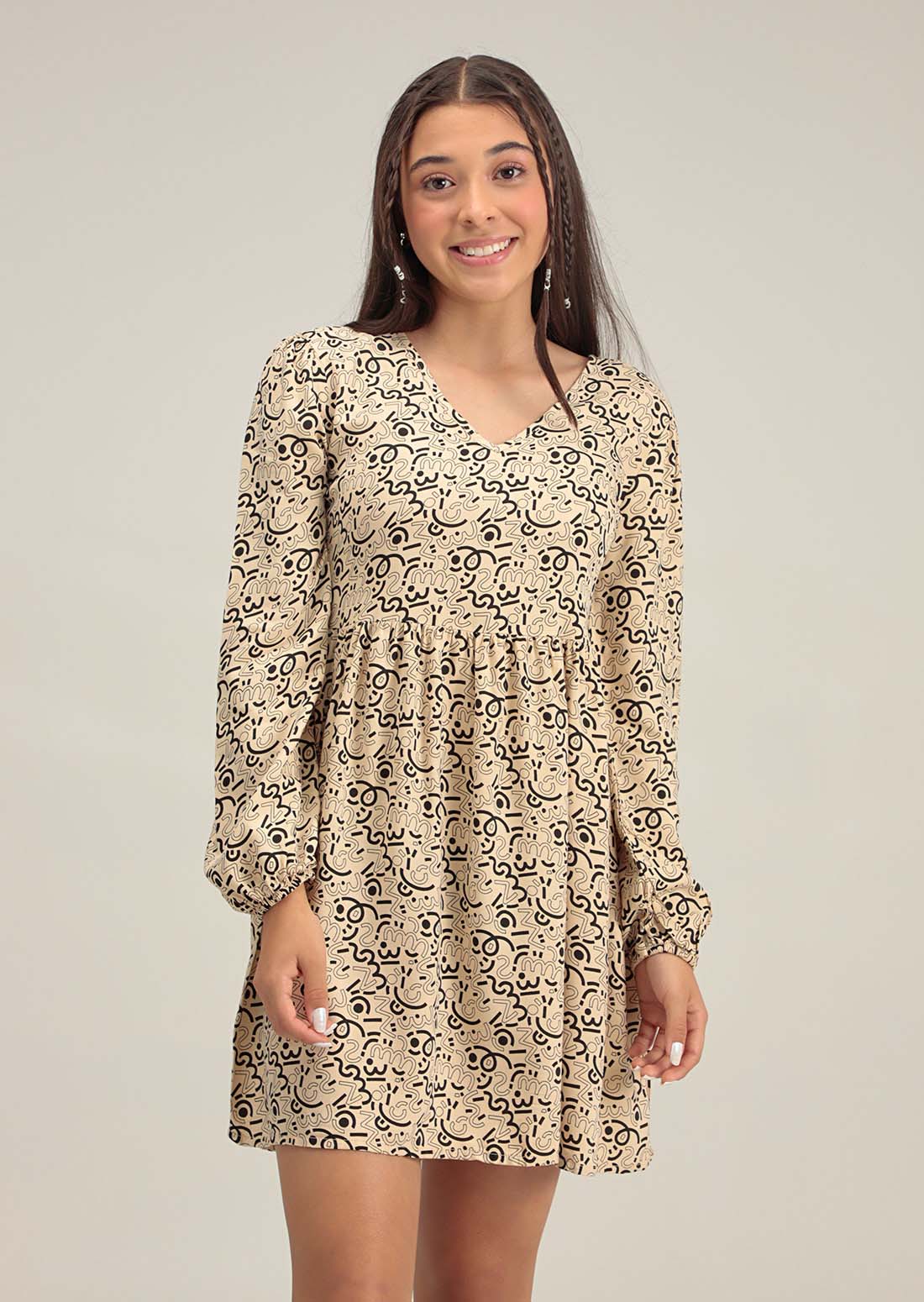 Vestido largo manga larga Yoyo Jeans