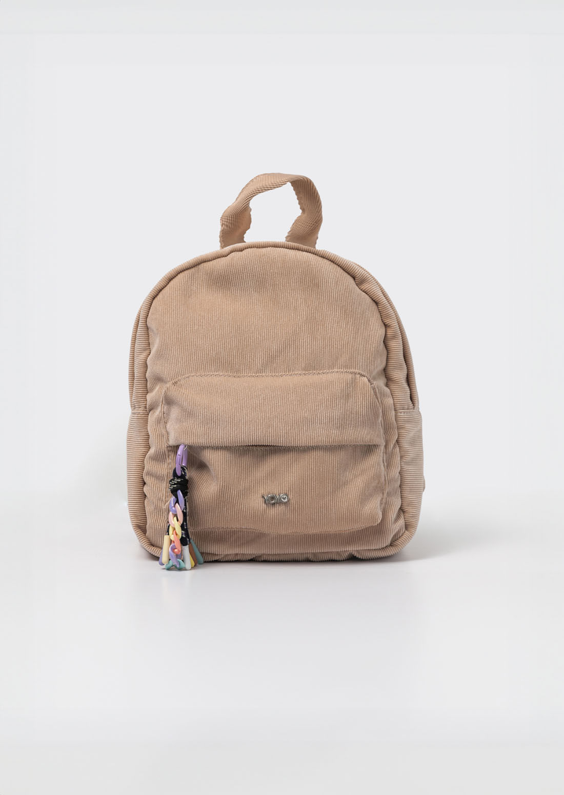 Morral arena en corduroy para niñas